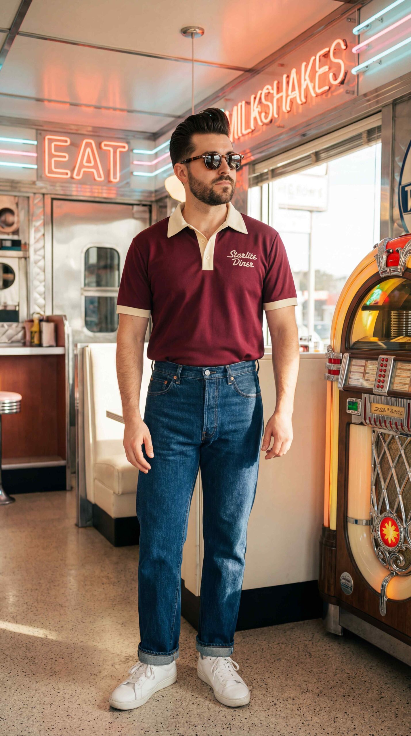 11 Polo Shirt Outfit Men To Inspire You Retro Polo Shirt Outfit Men