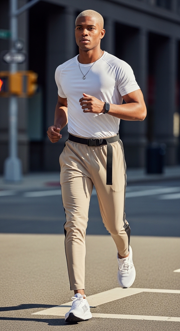 11 Beige Pants Outfit Men That Look Stunning Athleisure Beige Style