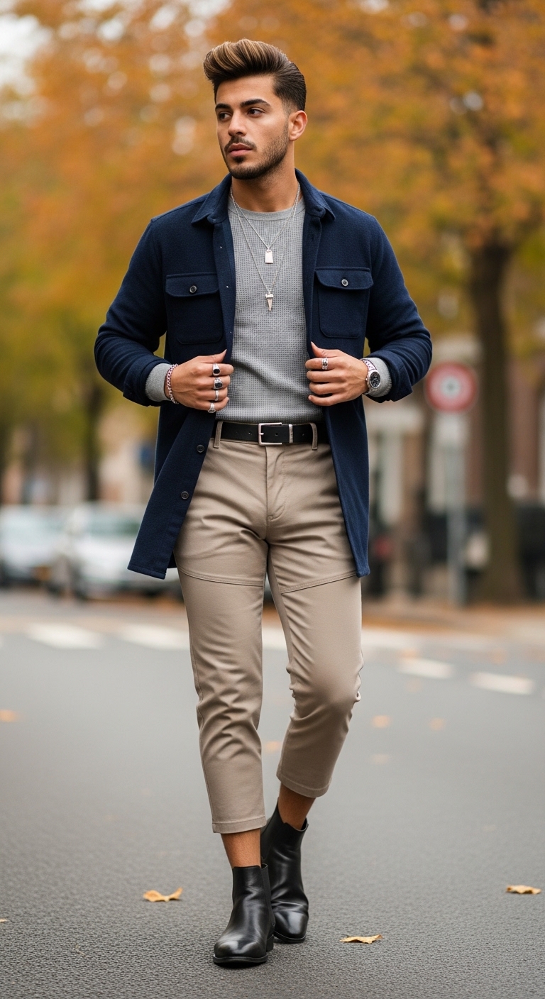 11 Beige Pants Outfit Men That Look Stunning Transitional Beige Layers