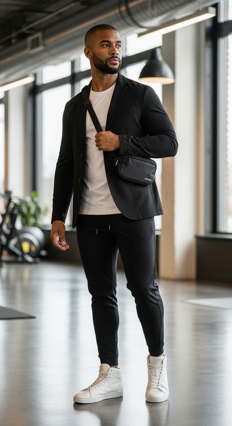 11 Black Blazer Outfit For Men Only You Need To Try Modern Athleisure Fusion