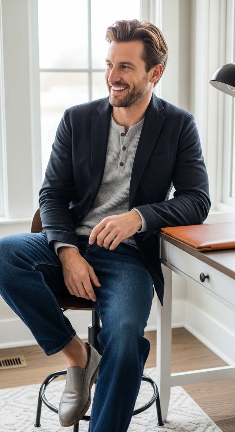 11 Black Blazer Outfit For Men Only You Need To Try Modern Work-From-Home Style