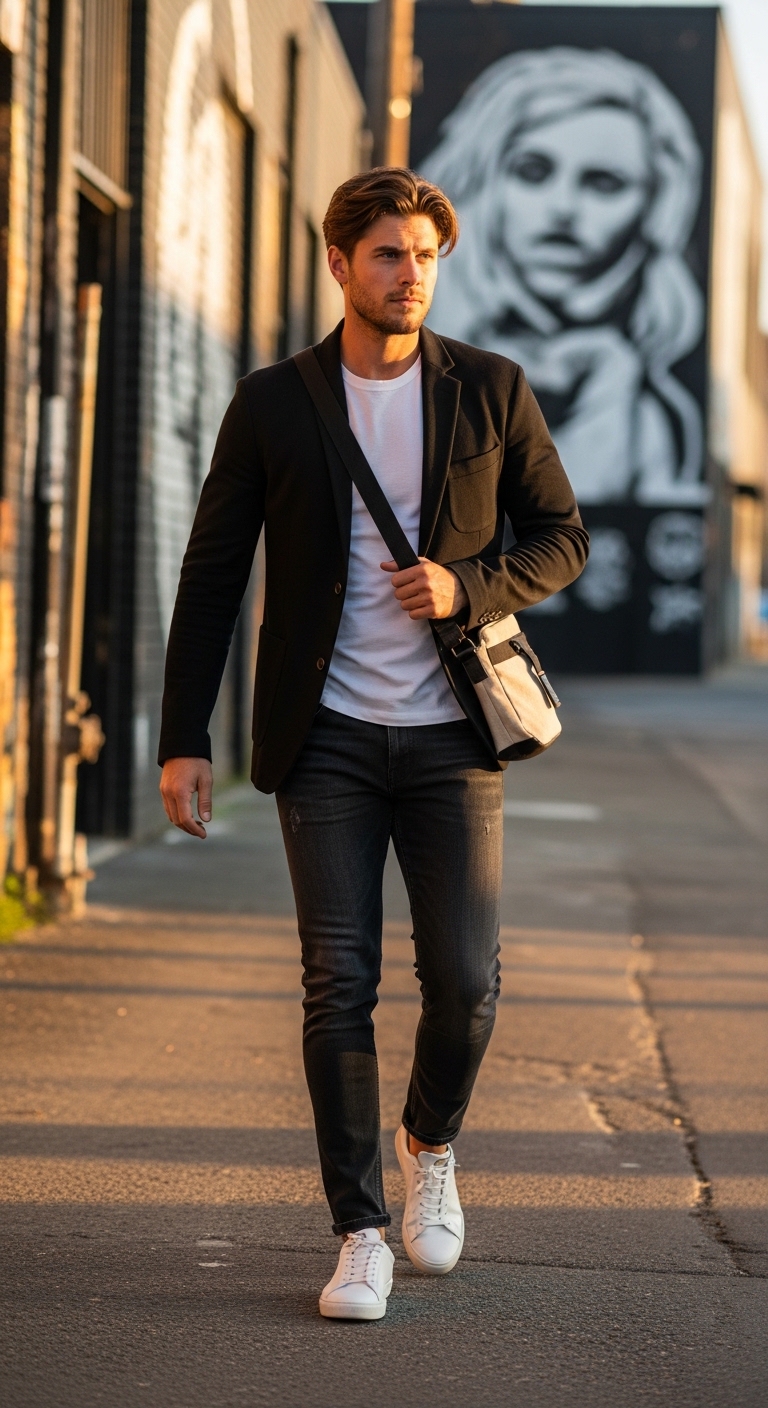 11 Black Blazer Outfit For Men Only You Need To Try Smart Casual Weekend Look