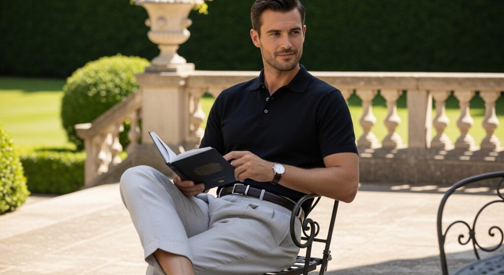 Black Polo Outfit For Men Only Featured 1024x559