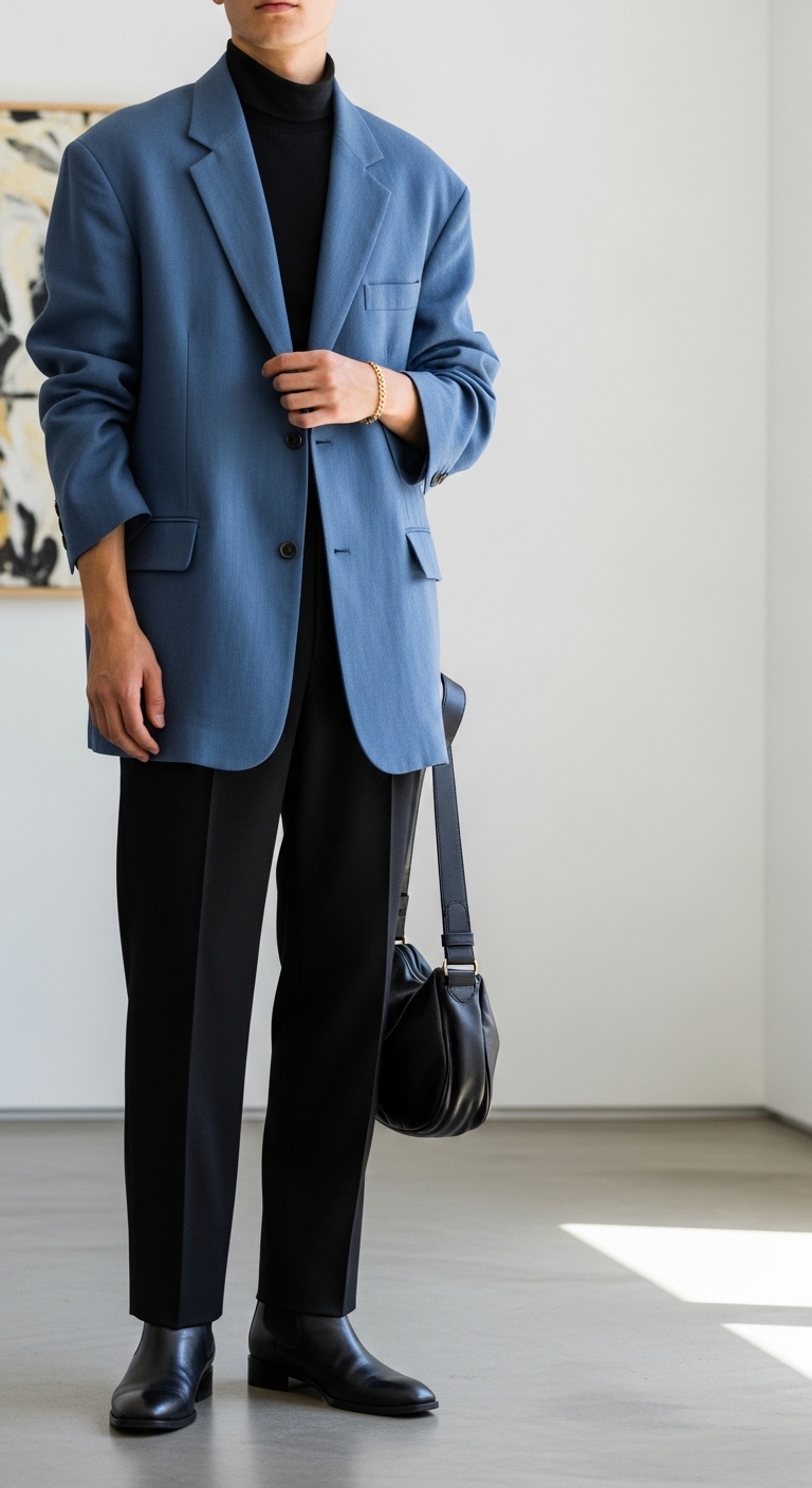 11 Blue Blazer For Outfit Men Only To Elevate Your Style Modern Minimalist Approach