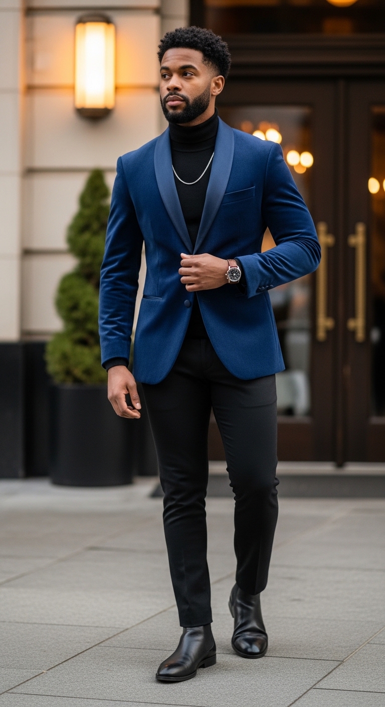 11 Blue Blazer For Outfit Men Only To Elevate Your Style Smart Casual Dinner Date