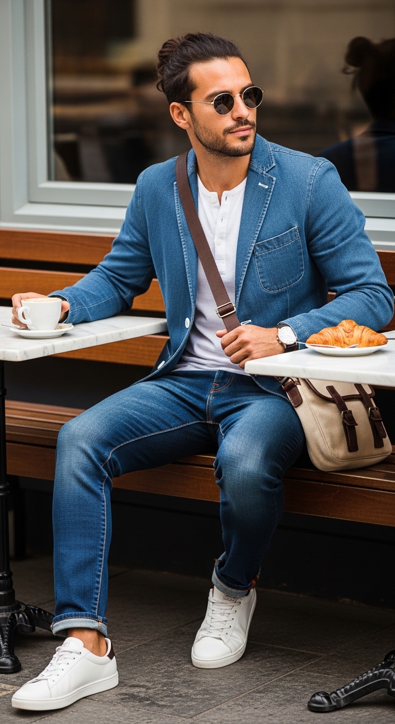 11 Blue Blazer For Outfit Men Only To Elevate Your Style Weekend Brunch Look