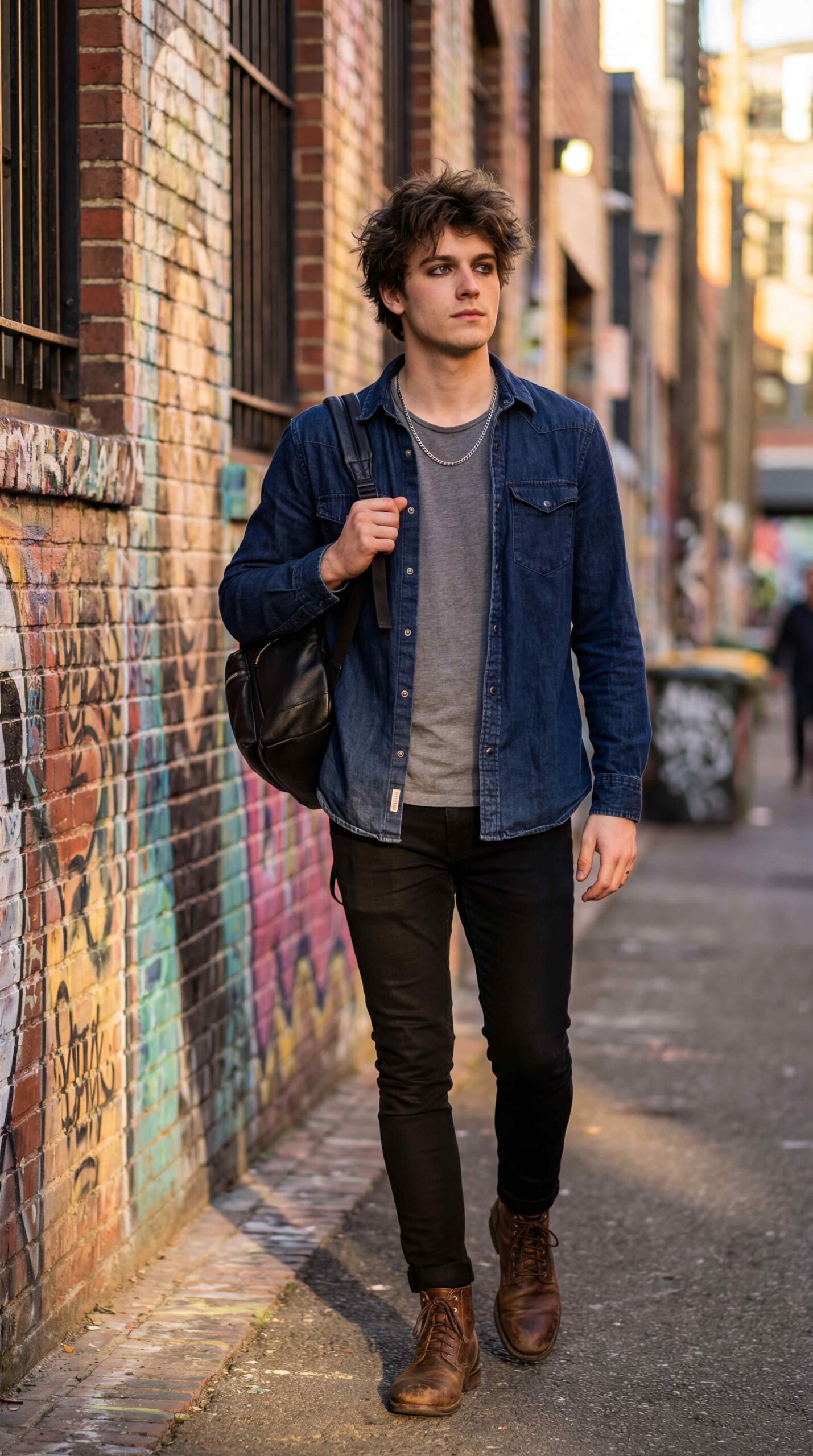 11 Blue Shirt Outfit Men That Are Trending Now Denim Shirt Street Style