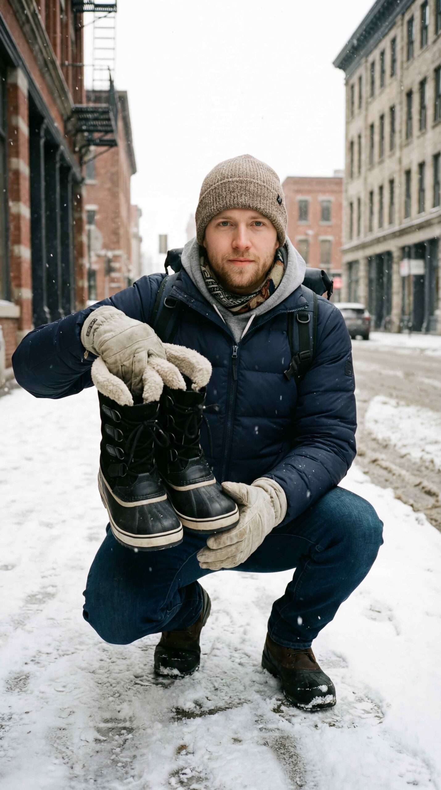 11 Boots Outfit Men You Will Love Cold-Weather Snow Boots Look