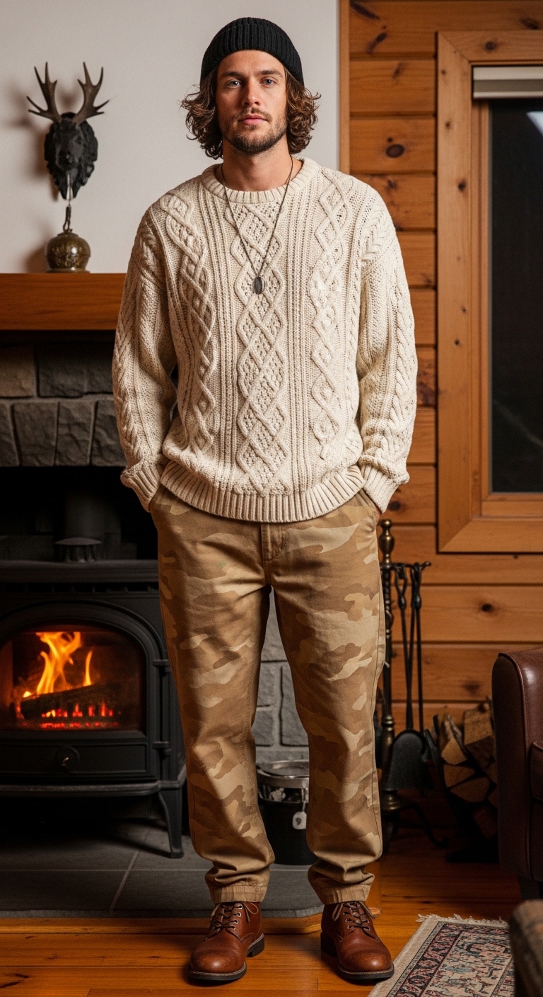11 Camo Pants Outfit Men For Every Occasion Cozy Sweater Camo Style