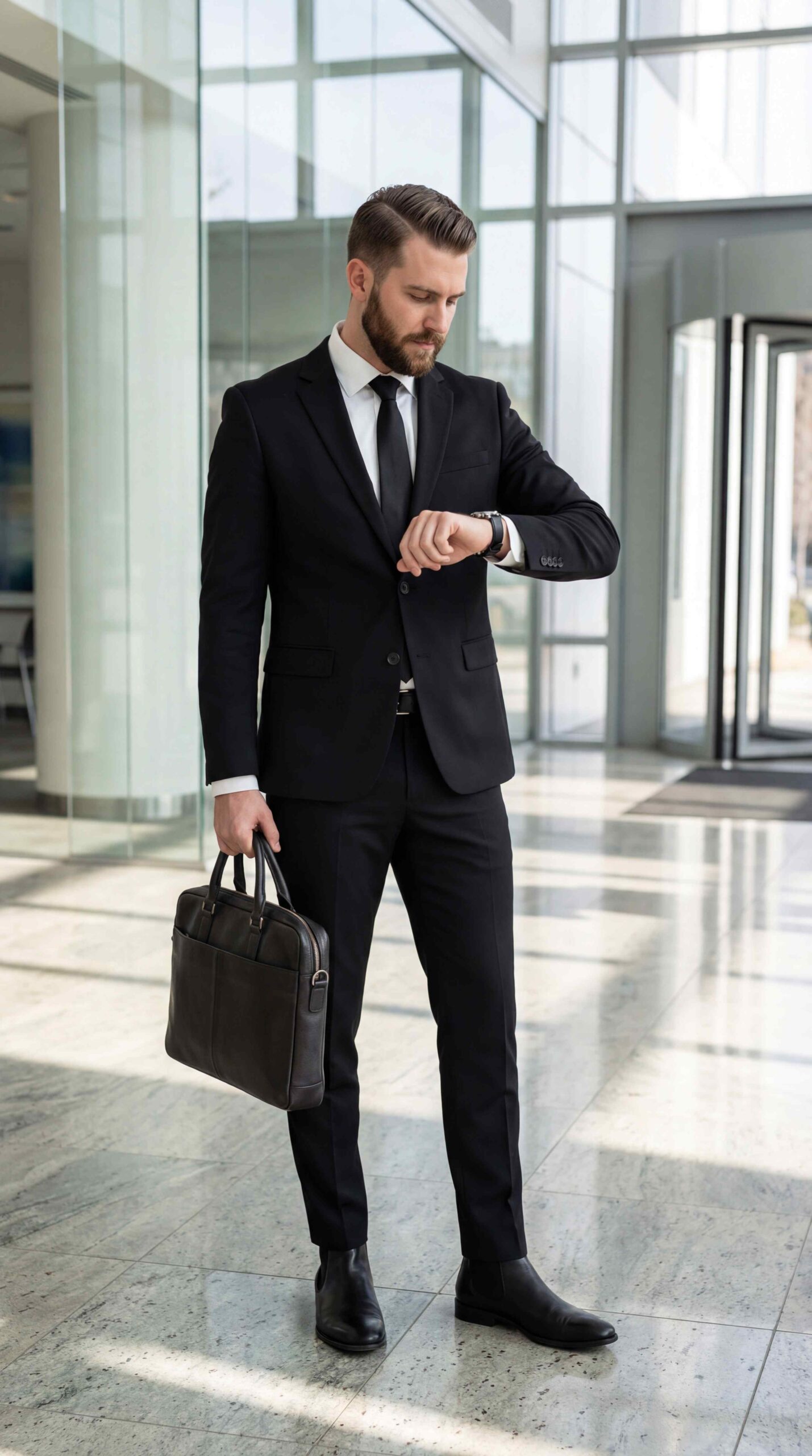 Black Chelsea Boots Formal Look