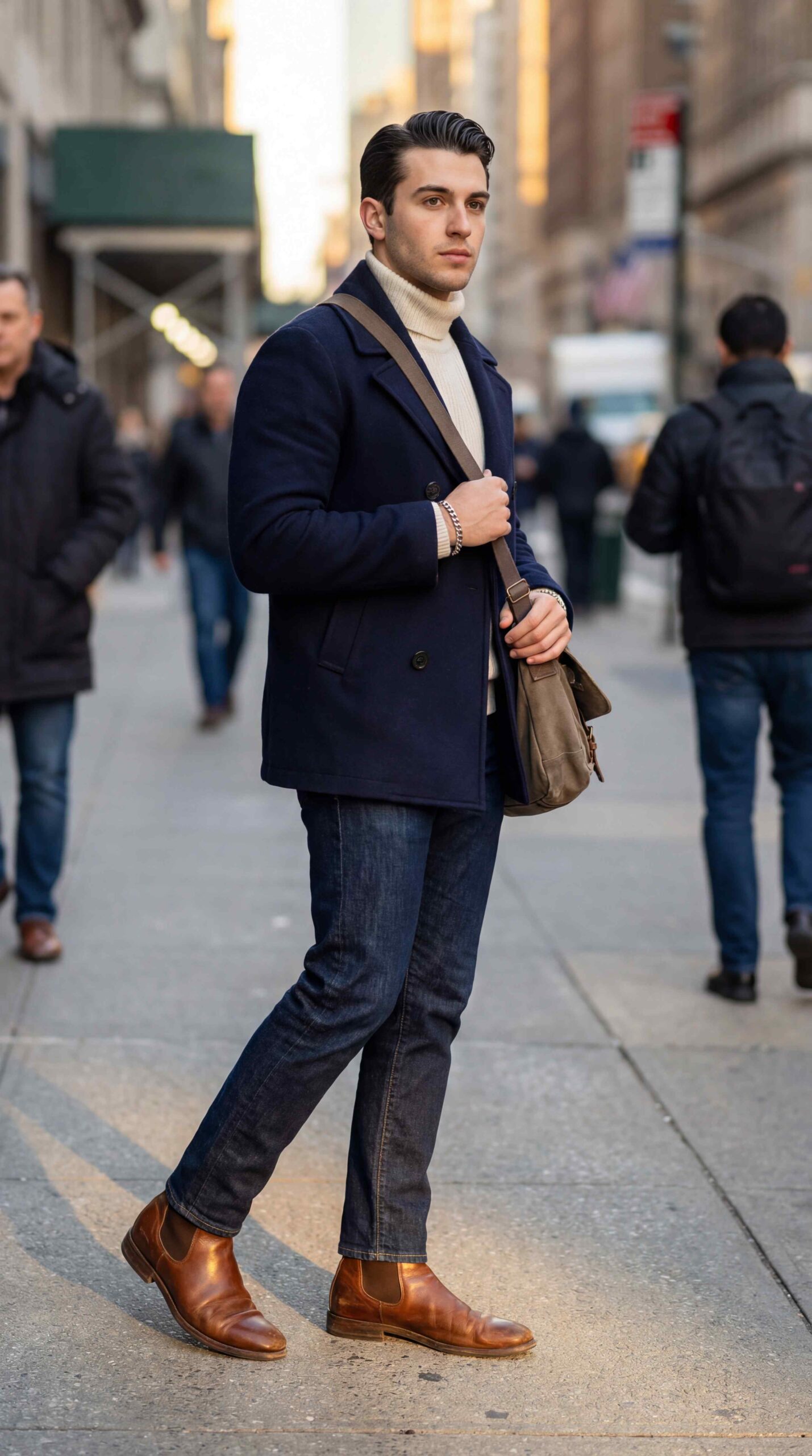 Classic Leather Chelsea Boots Outfit