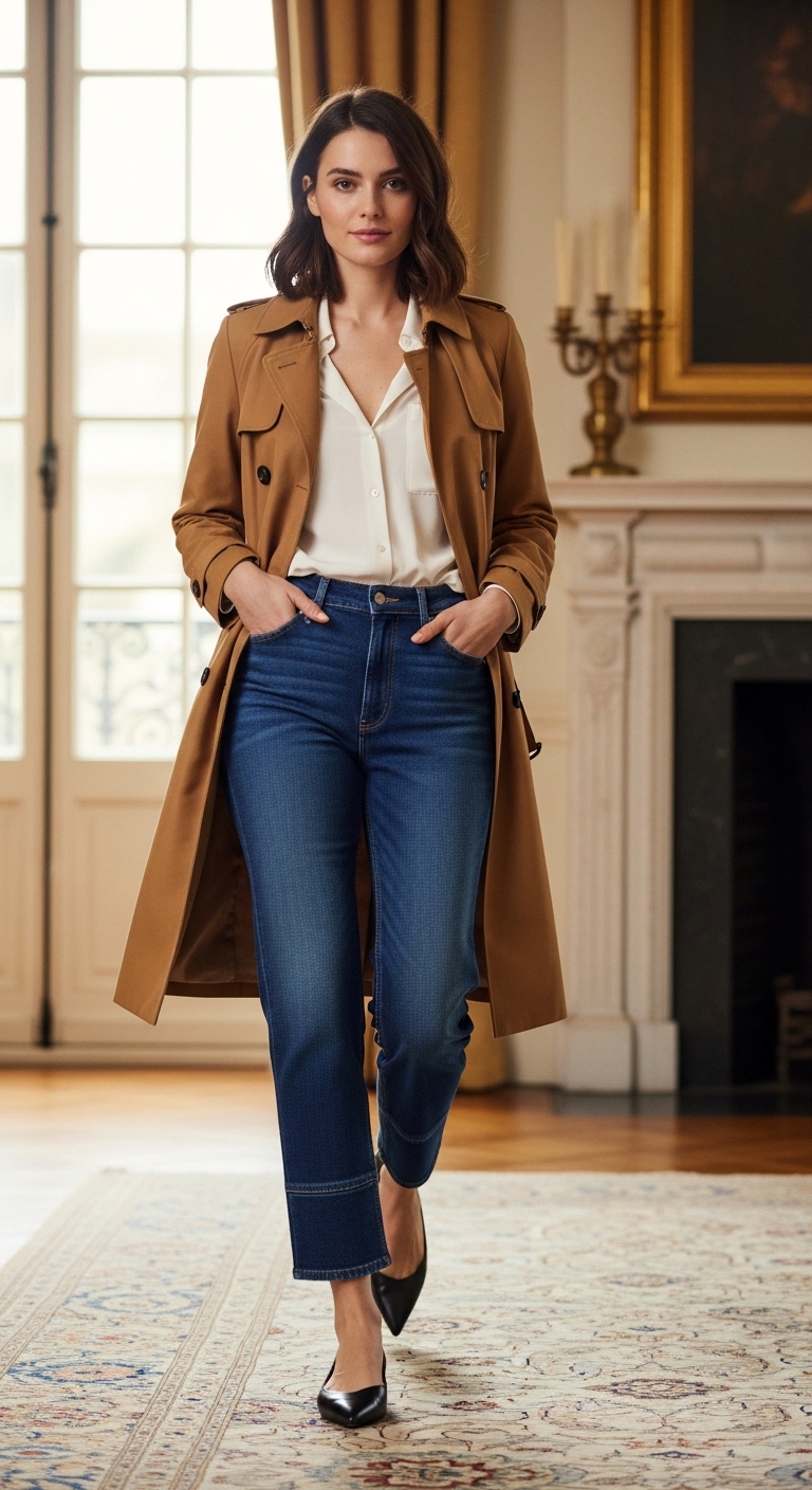 Office-Ready Dark Denim