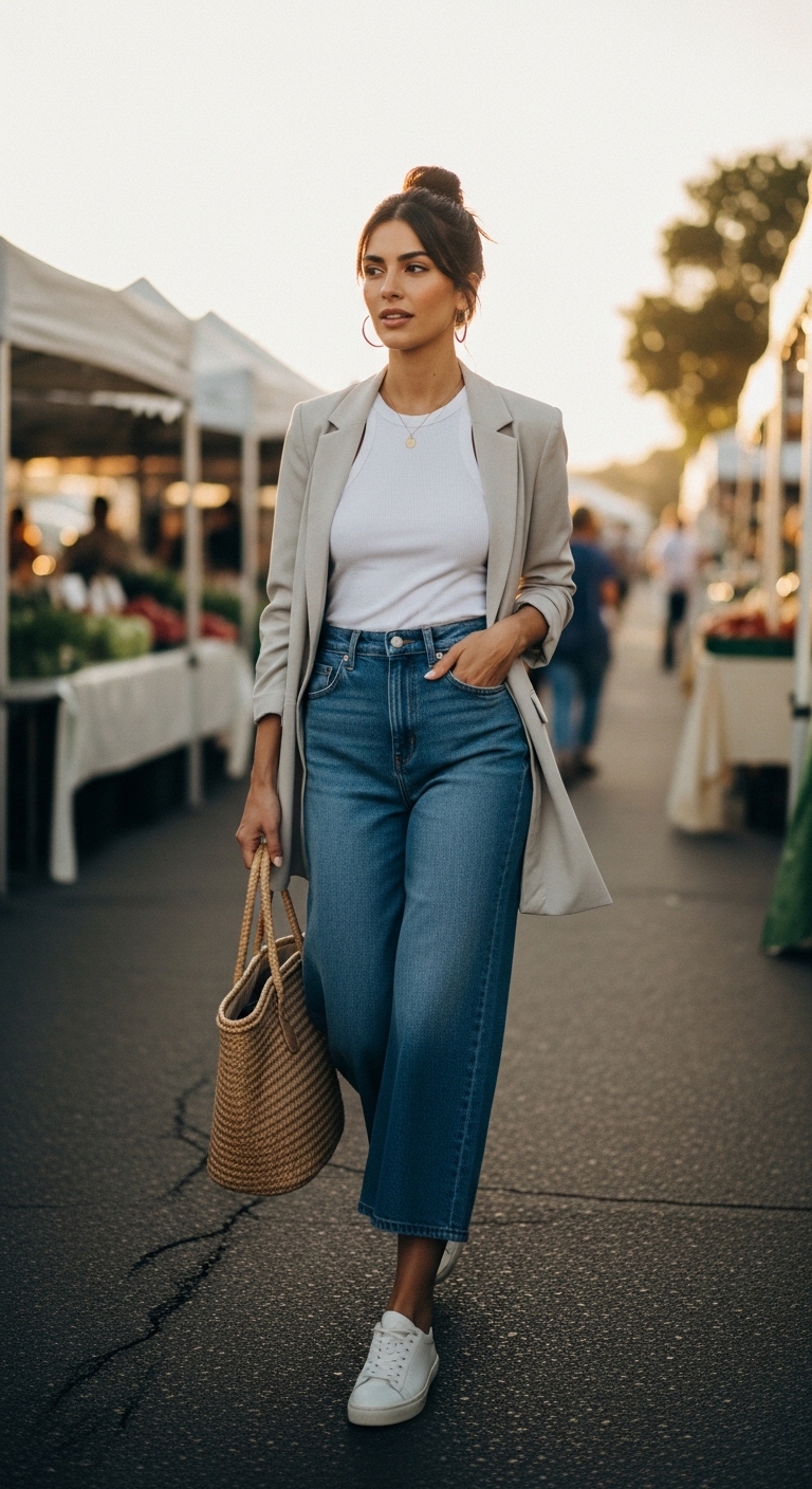 Weekend Wide-Leg Denim