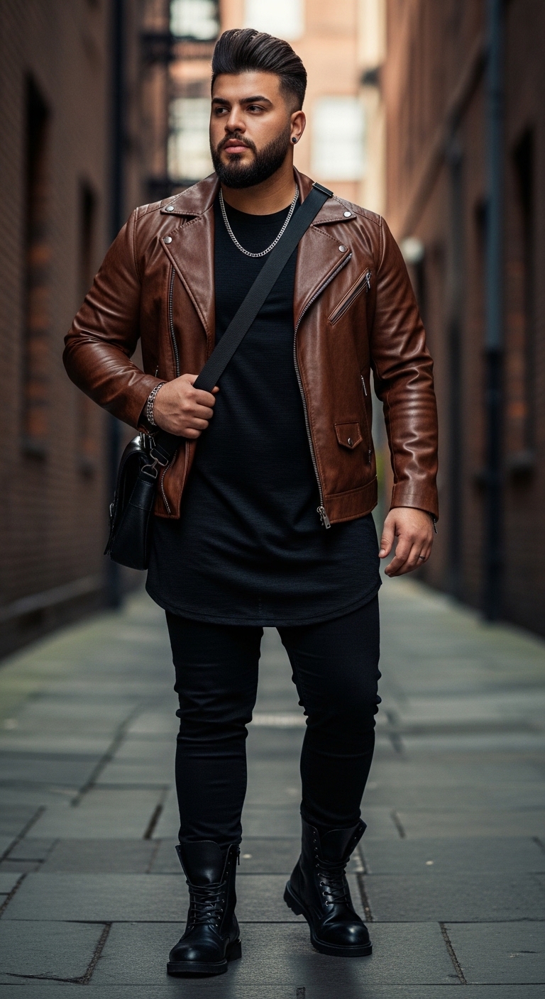 11 Jersey Outfit For Men Only For Every Occasion Edgy Leather Jacket Jersey