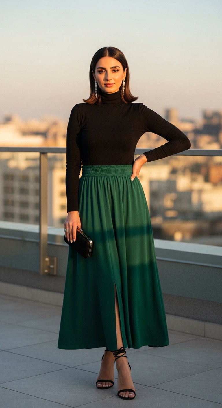 11 Jersey Outfit Women You Need To Try Jersey Skirt Date Night
