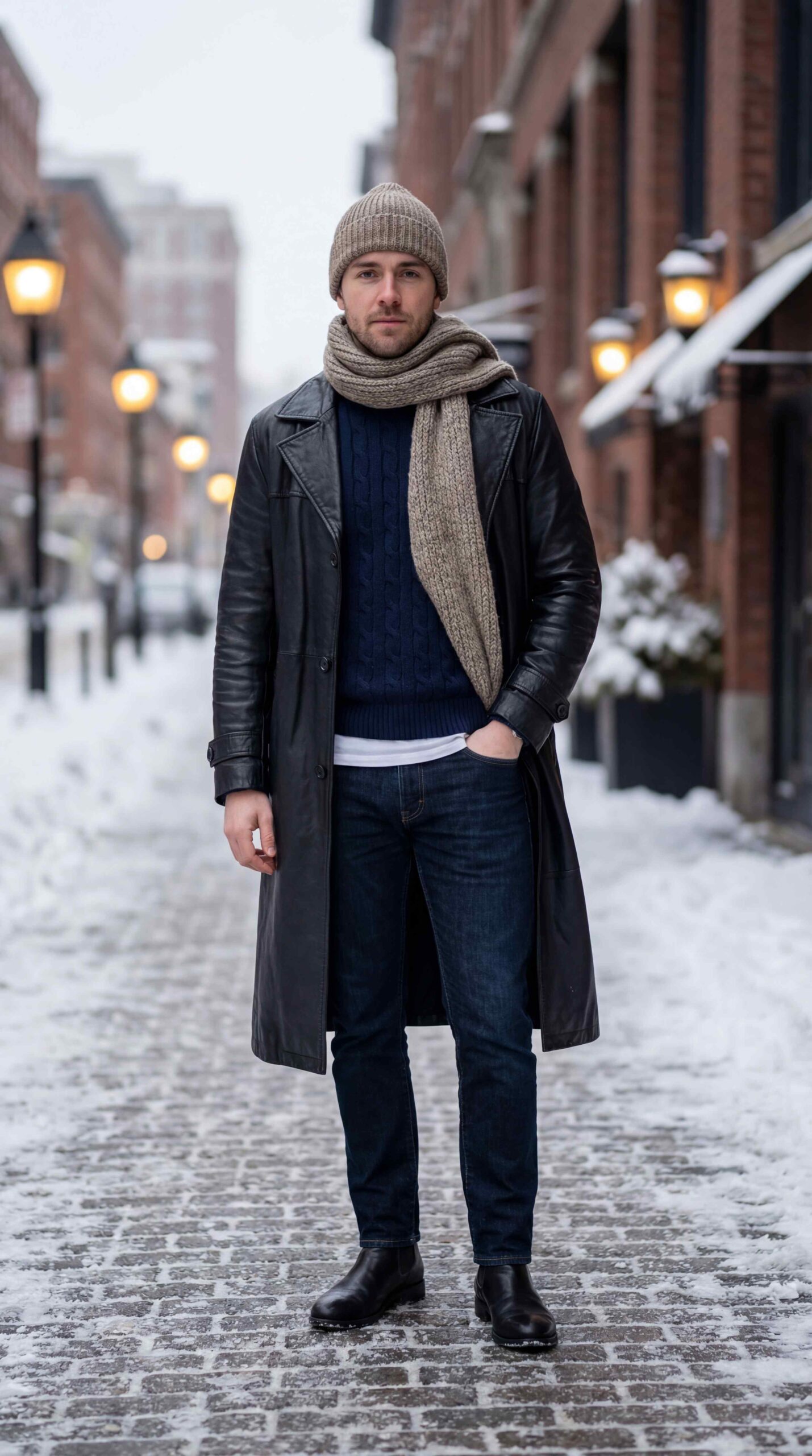 11 Leather Jacket Outfit Men You Will Love Layered Winter Leather