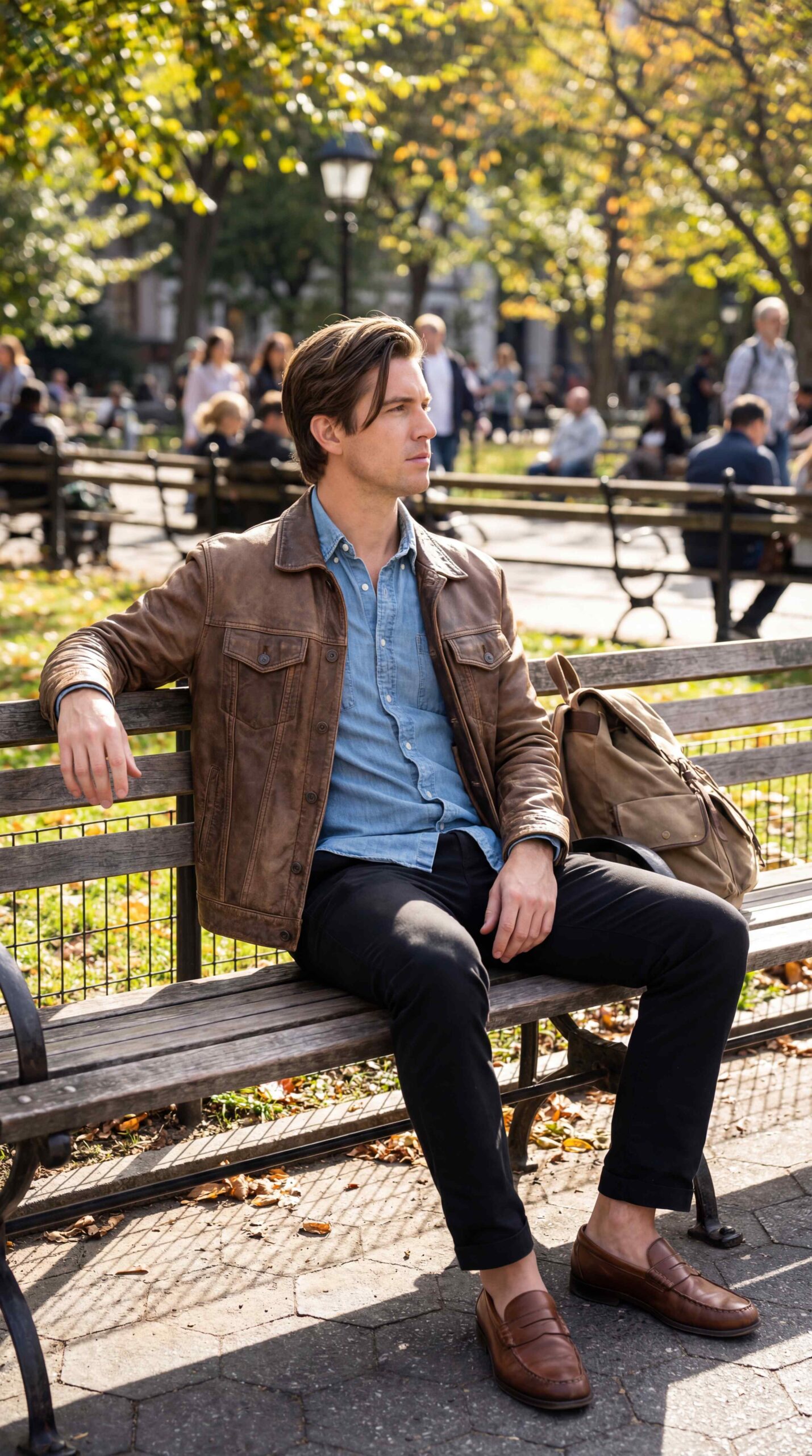 11 Leather Jacket Outfit Men You Will Love Leather and Denim Combo