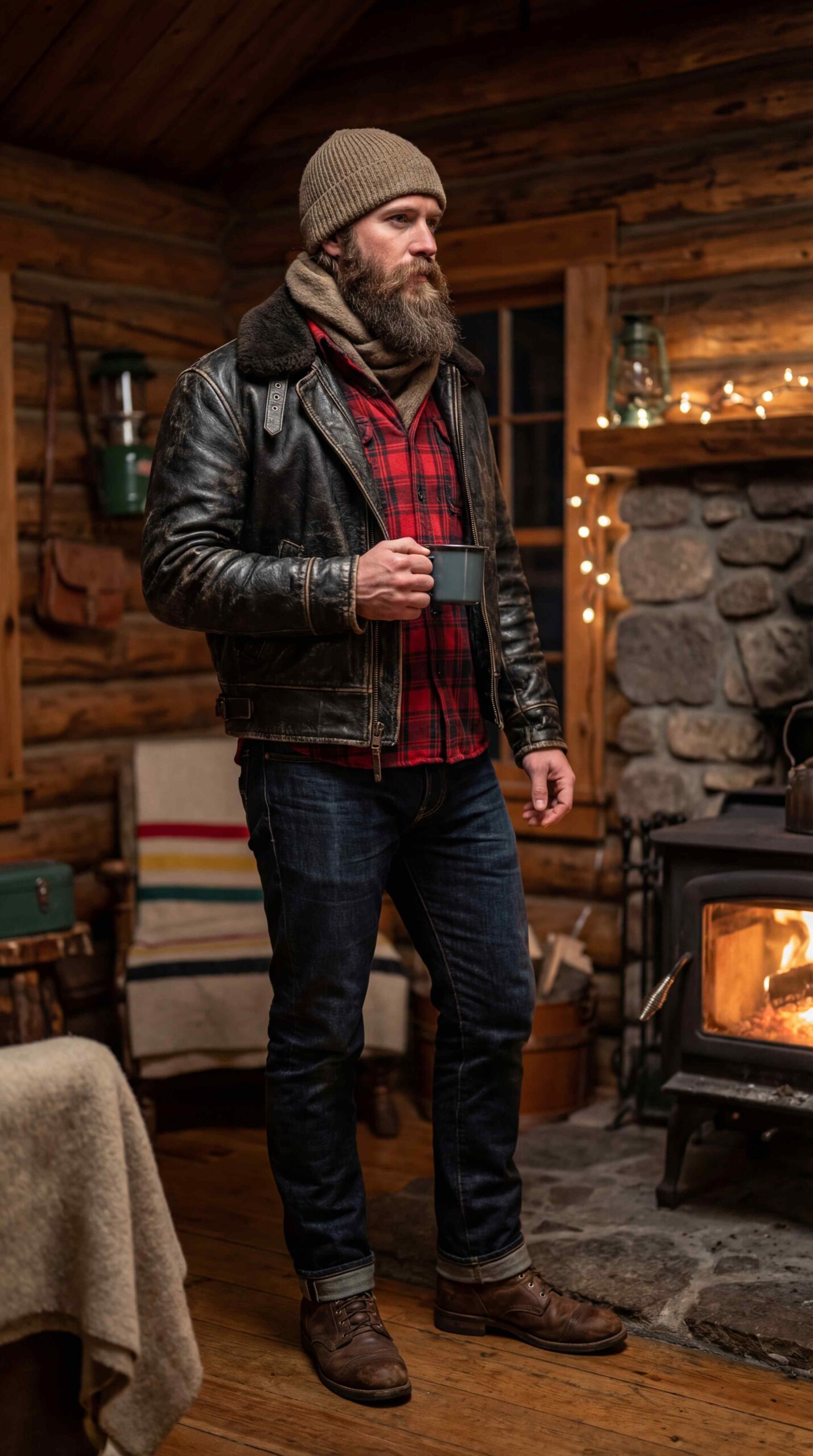 11 Leather Jacket Outfit Men You Will Love Leather and Plaid Flannel