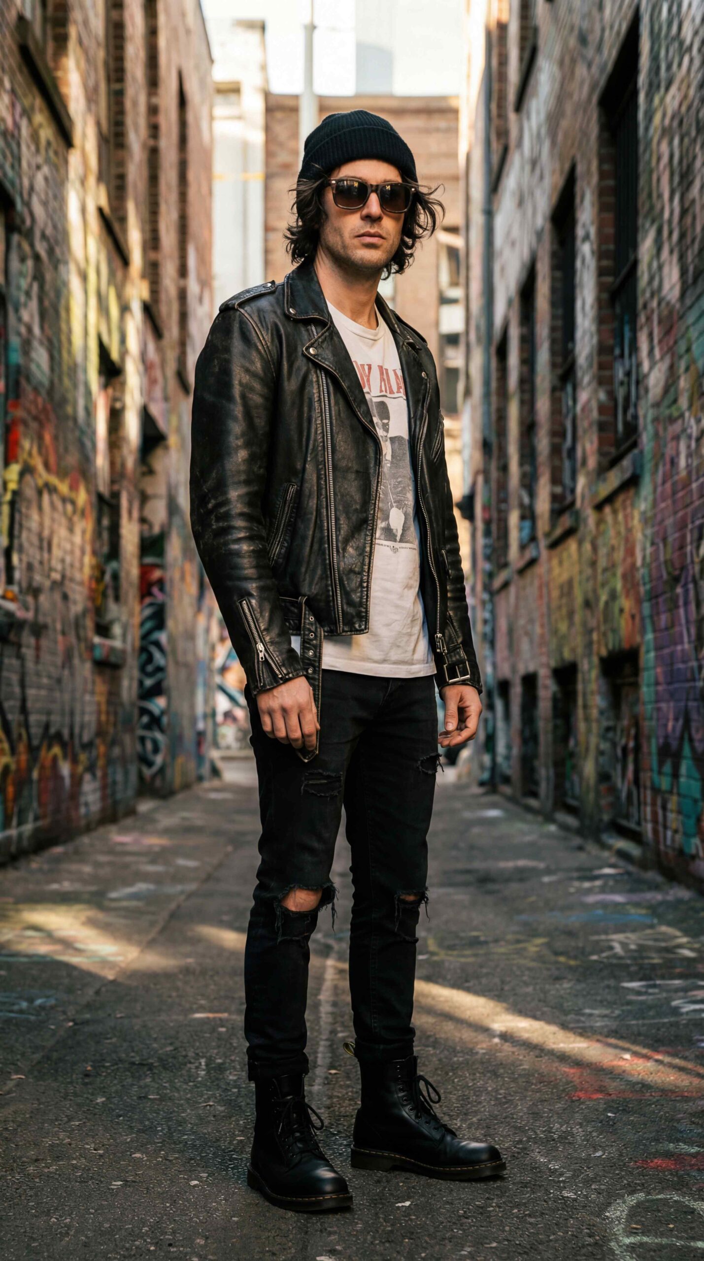 11 Leather Jacket Outfit Men You Will Love White Tee Street Edge