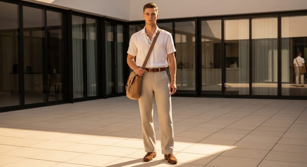 Linen Pants Outfit Men Featured 1024x559