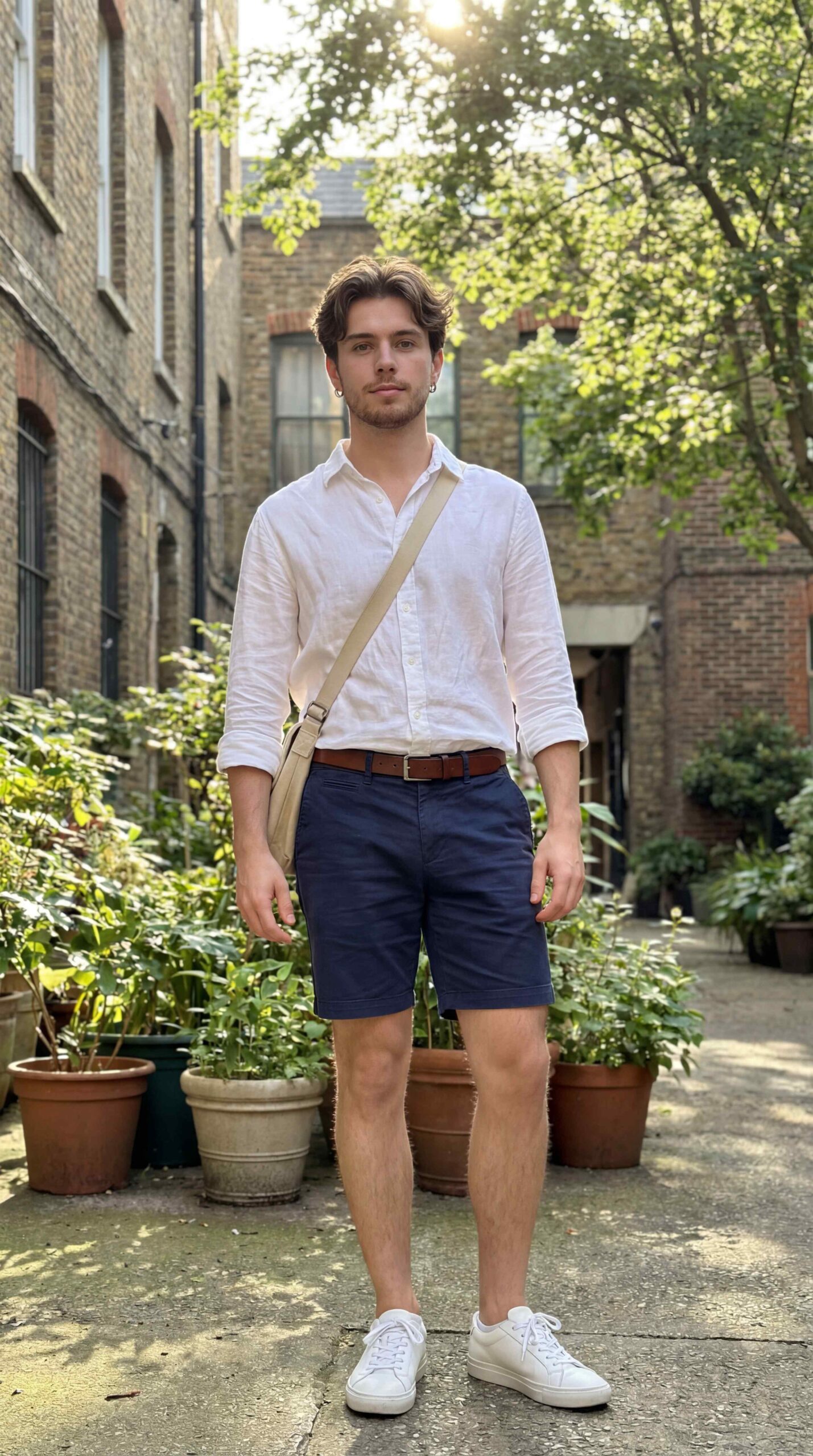 Classic Linen Shirt Look