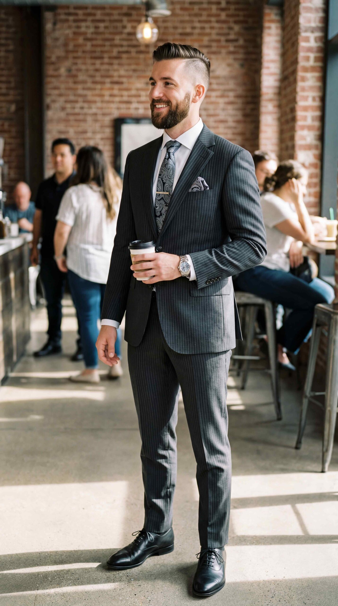 11 Men Wedding Outfit That Never Go Out Of Style Patterned Suit for Guests