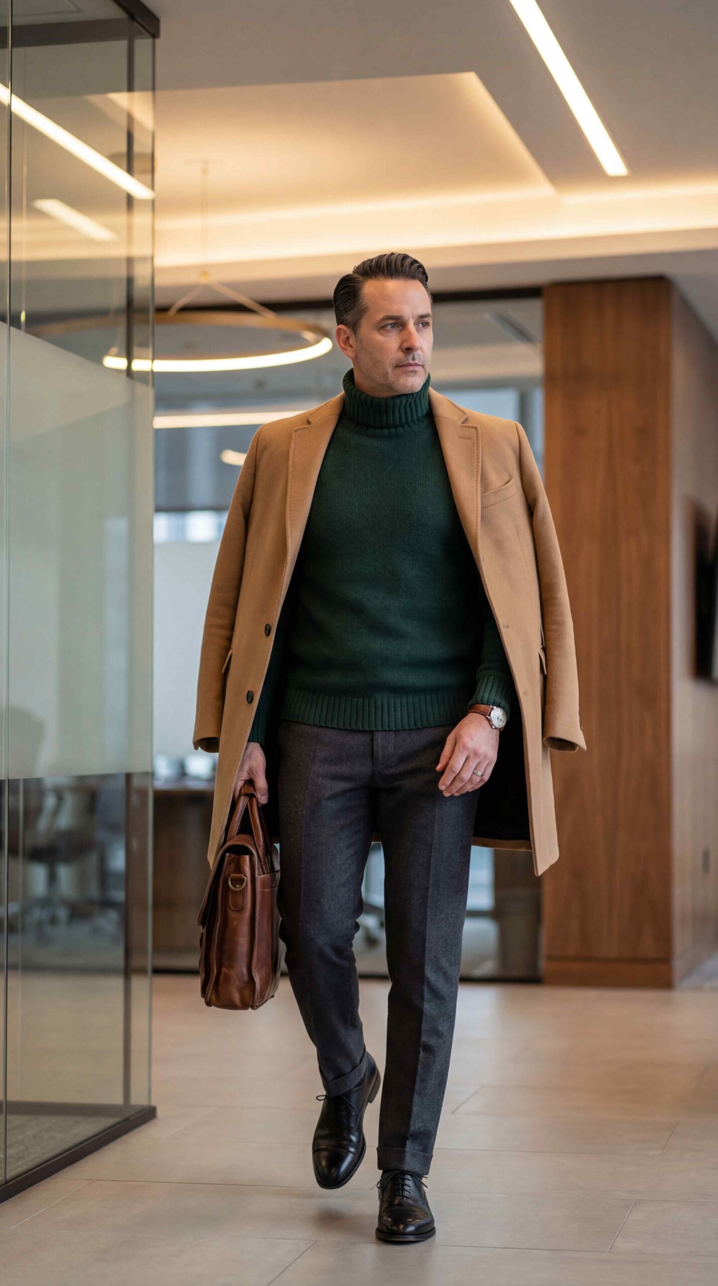11 Old Money Men Outfit To Wear In 2026 Wool Turtleneck Office Look