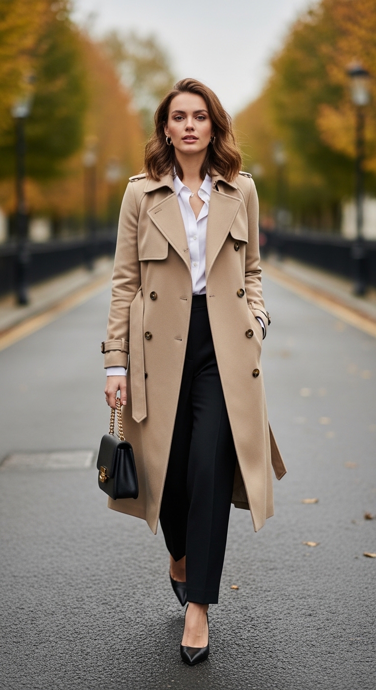 11 Old Money Outfit Women To Elevate Your Style Classic Trench Ensemble