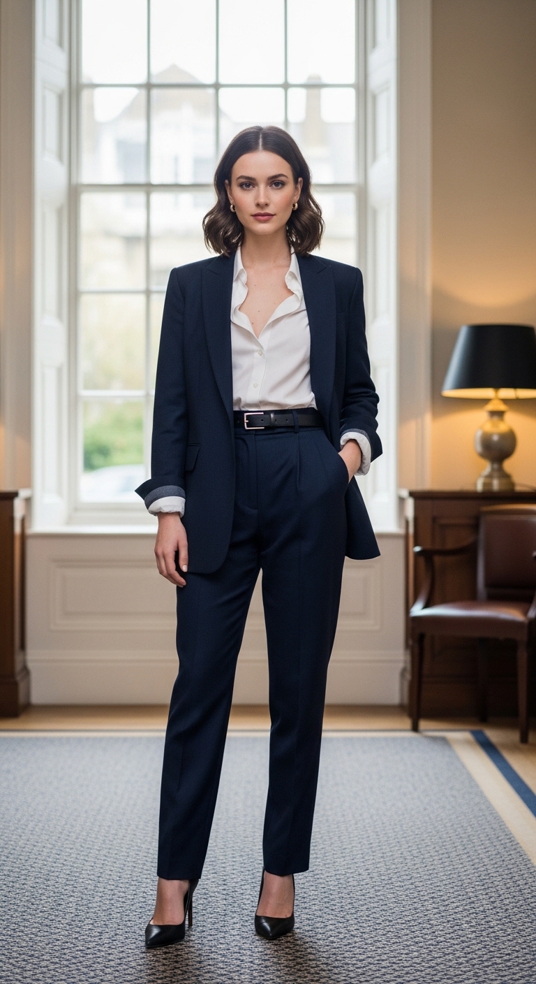 11 Outfit Ideas For Women That Look Stunning Classic Blazer Power Suit