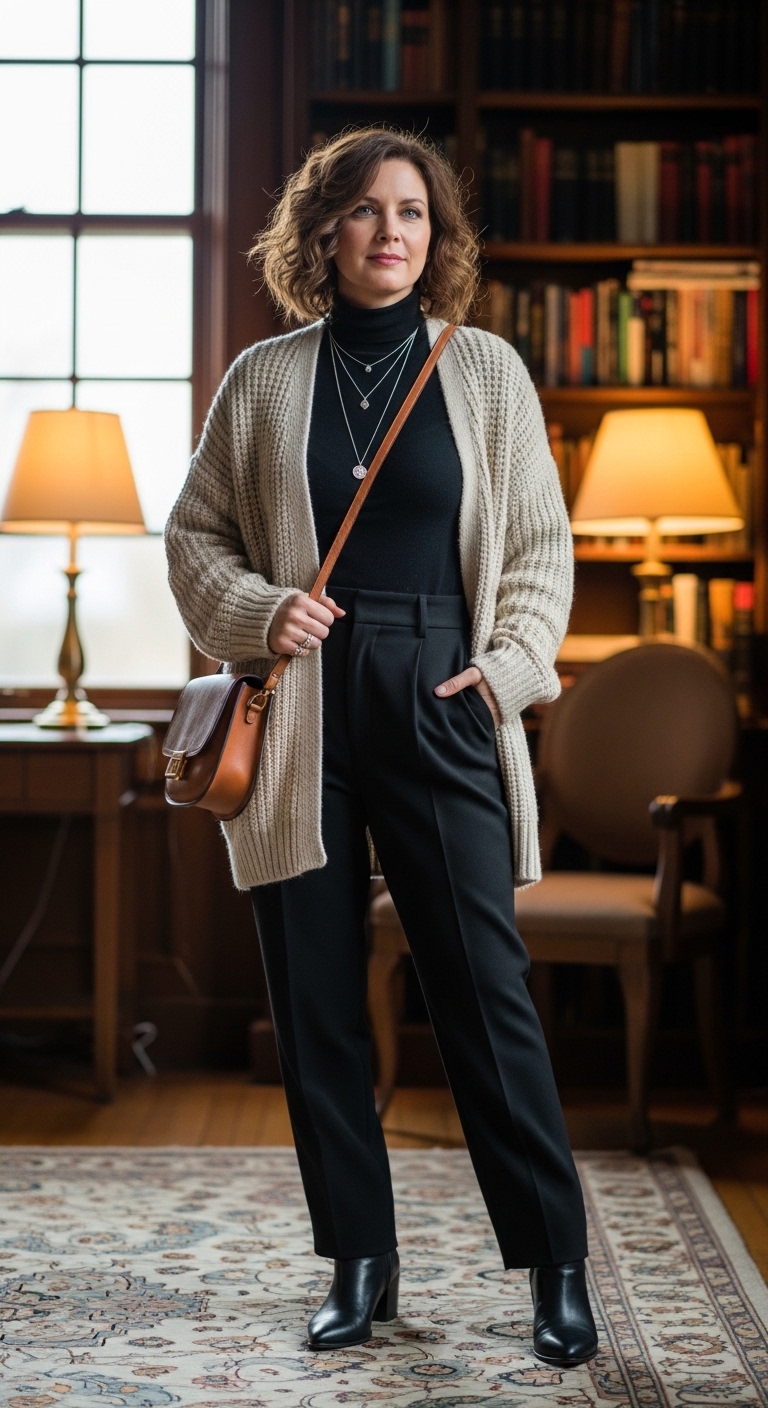 11 Outfit Ideas For Women That Look Stunning Layered Cardigan Outfit