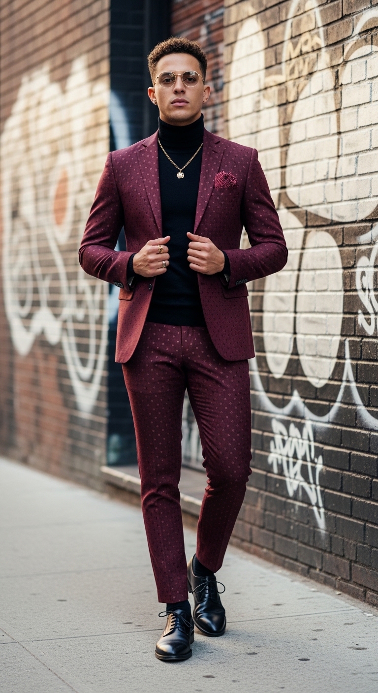 11 Party Outfit For Men Only You Need To Try Bold Patterned Suit Style