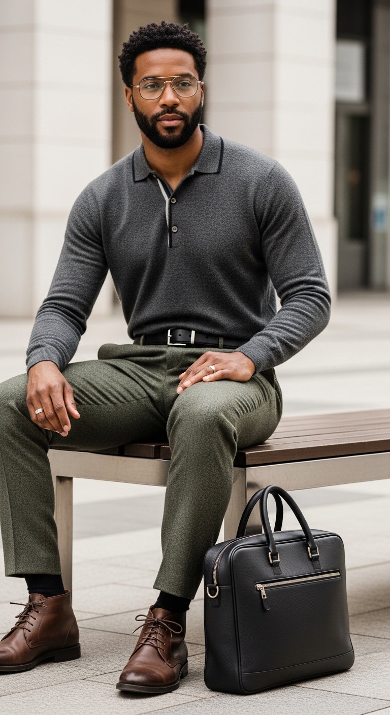 Smart Casual Polo Outfit