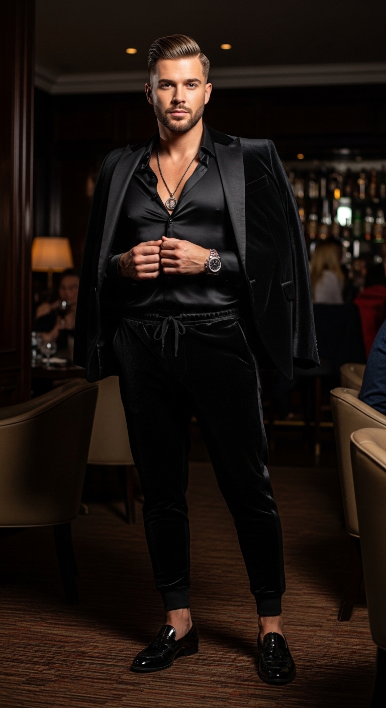 11 Sweatpants Outfit Men That Never Go Out Of Style Evening Sweatpants Outfit Men