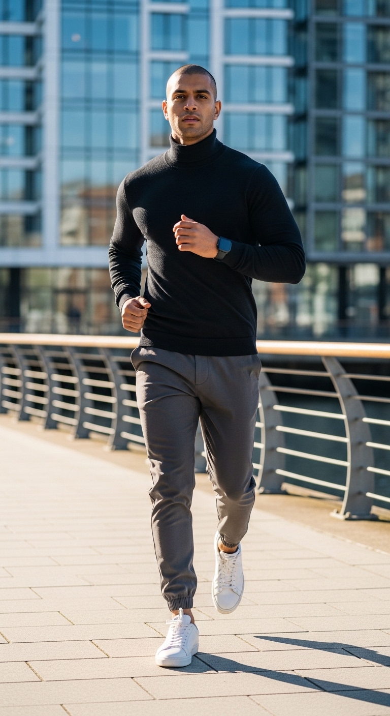 11 Turtle Neck Outfit For Men Only That Look Stunning Athleisure Modern Approach