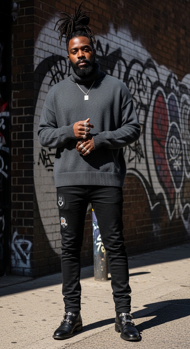 11 Turtle Neck Outfit For Men Only That Look Stunning Urban Artist Vibes