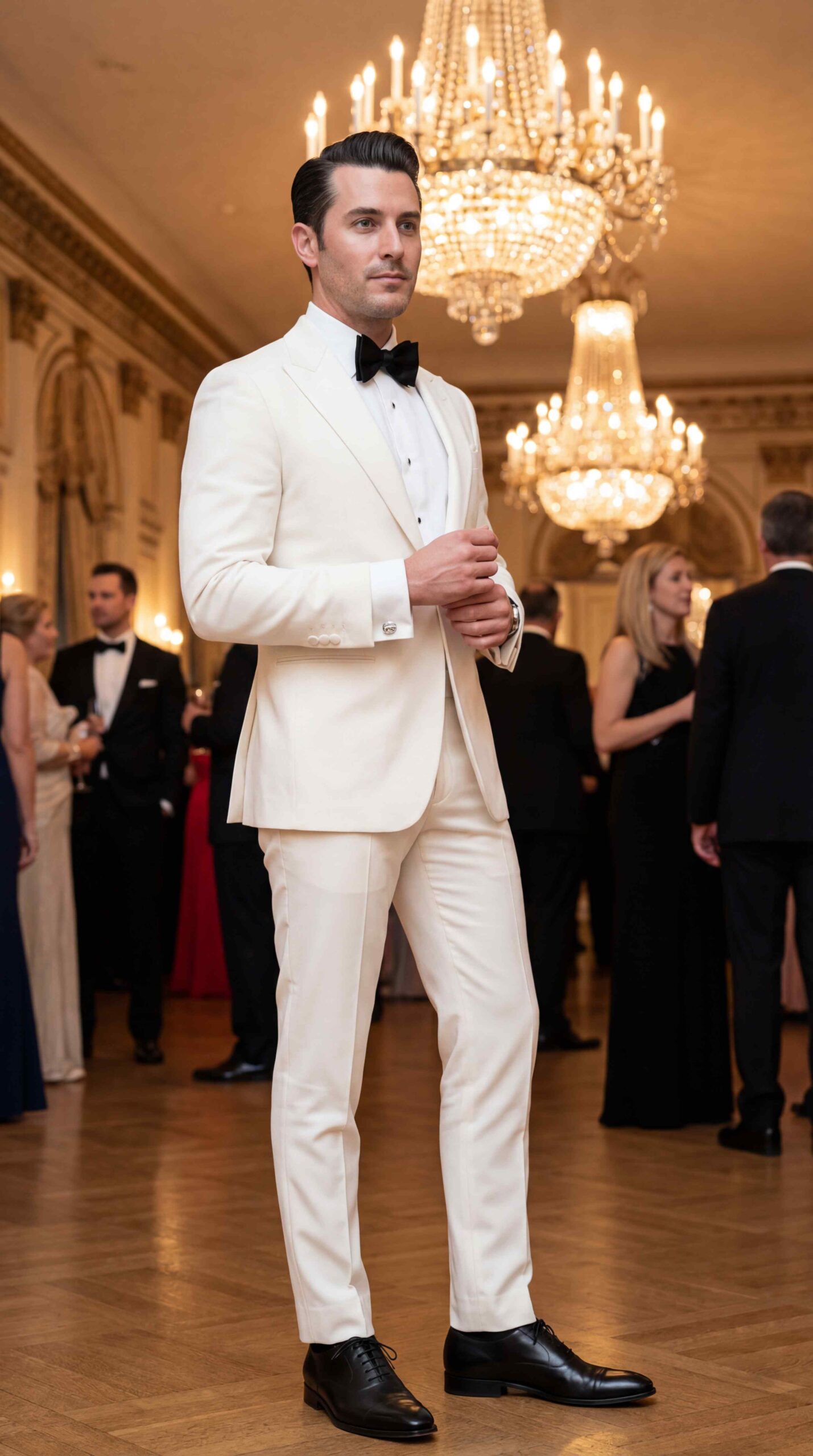 White Suit for Evening