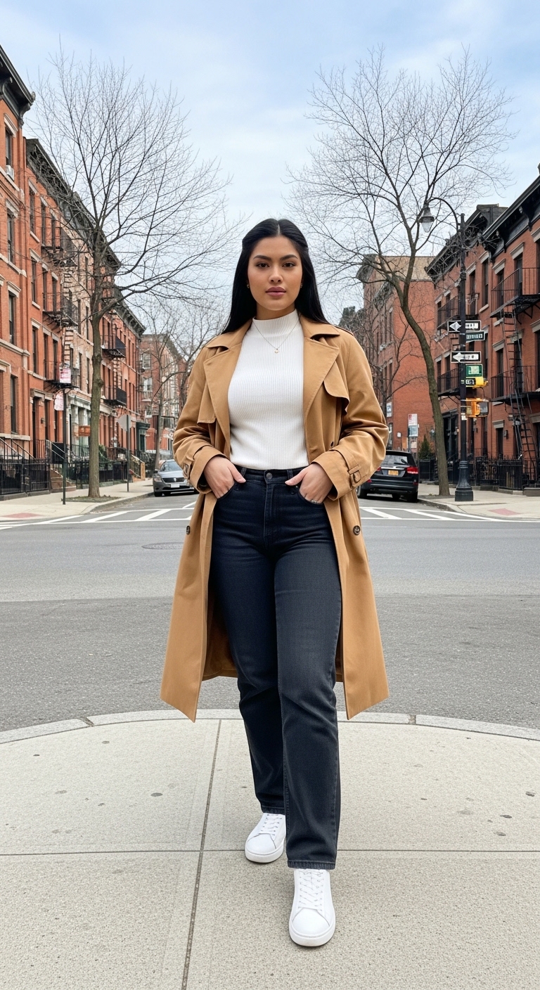 Classic Trench Coat Look