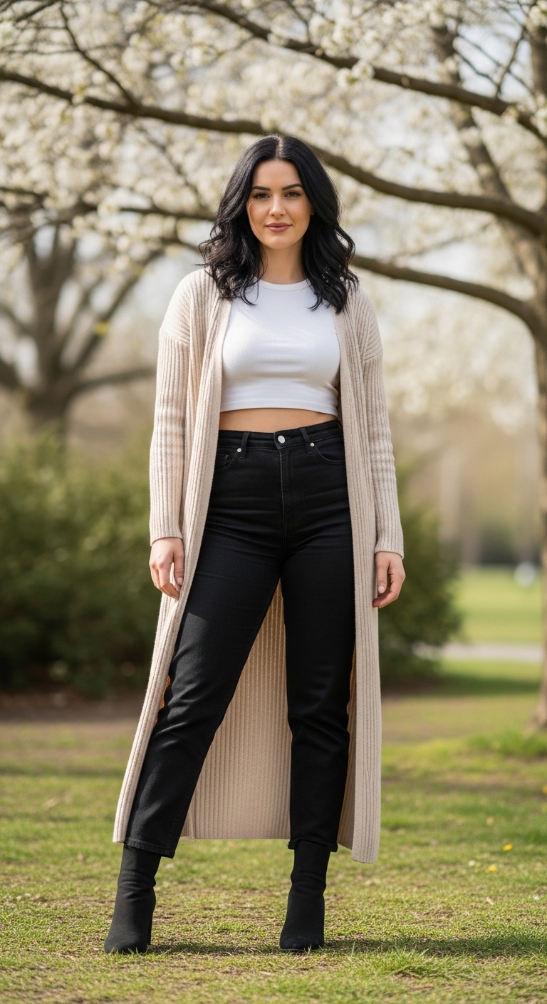 Duster Coat Evening Look