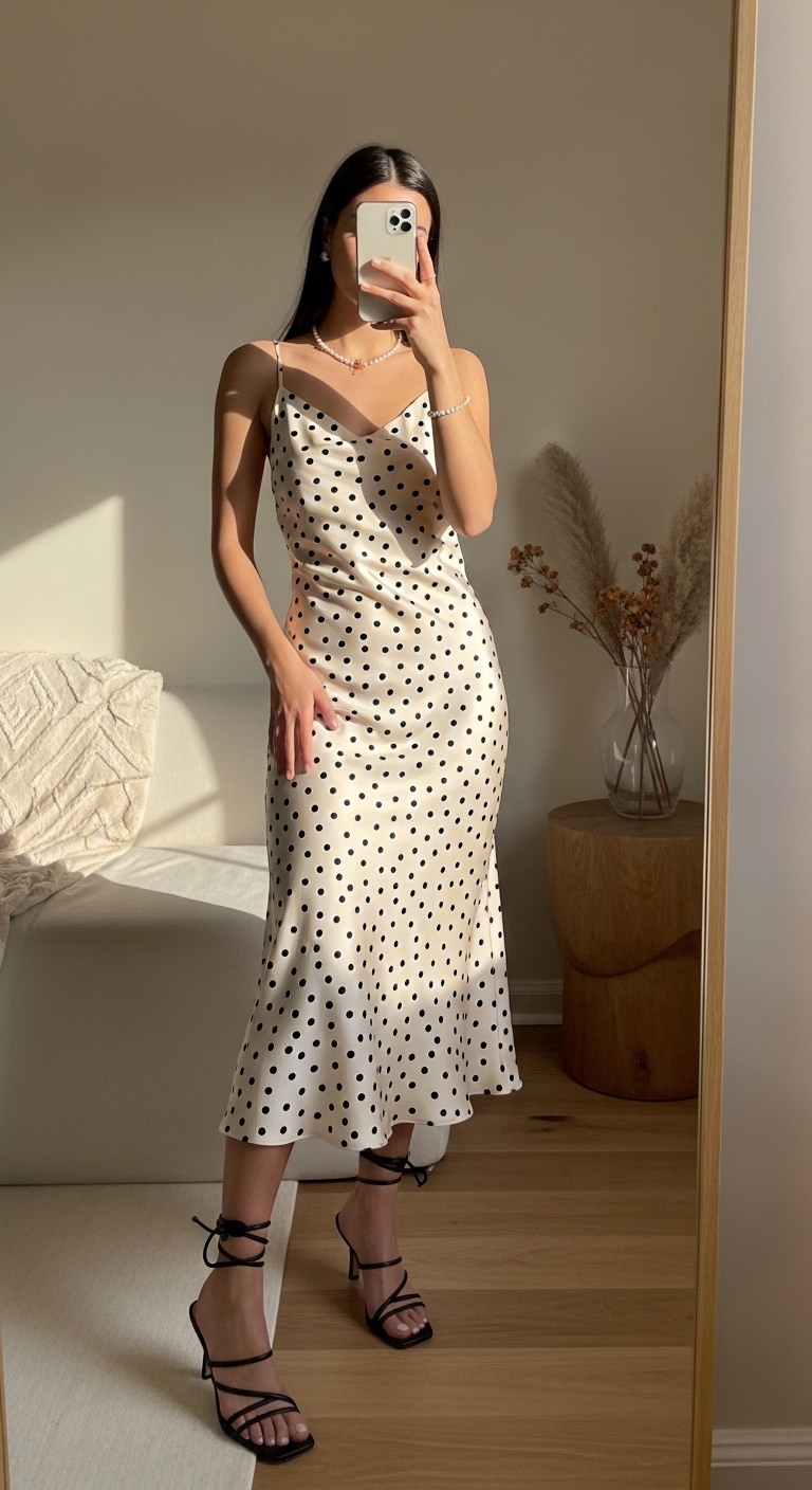 Weekend Denim and Dots Combo